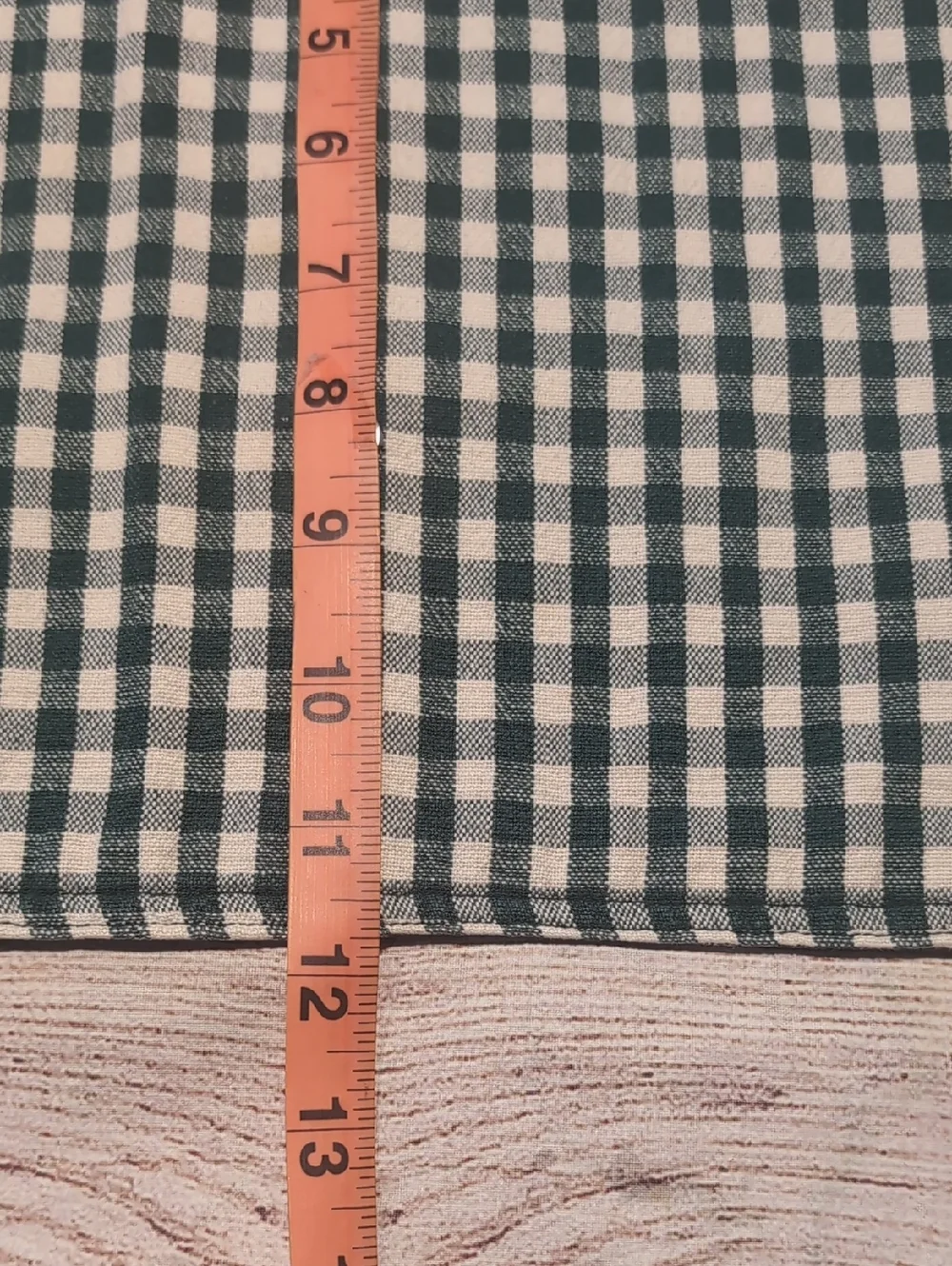 Placemats Green Gingham With Green Heart Patterned Back Set Of Four